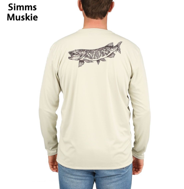 Simms Solar Tech Tee Simms Muskie Sand Simms Solar Tech Tee Simms Muskie Sand